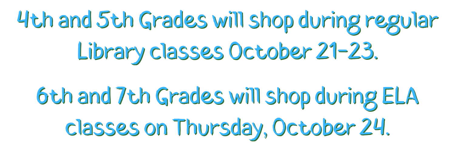 Book fair shopping info 